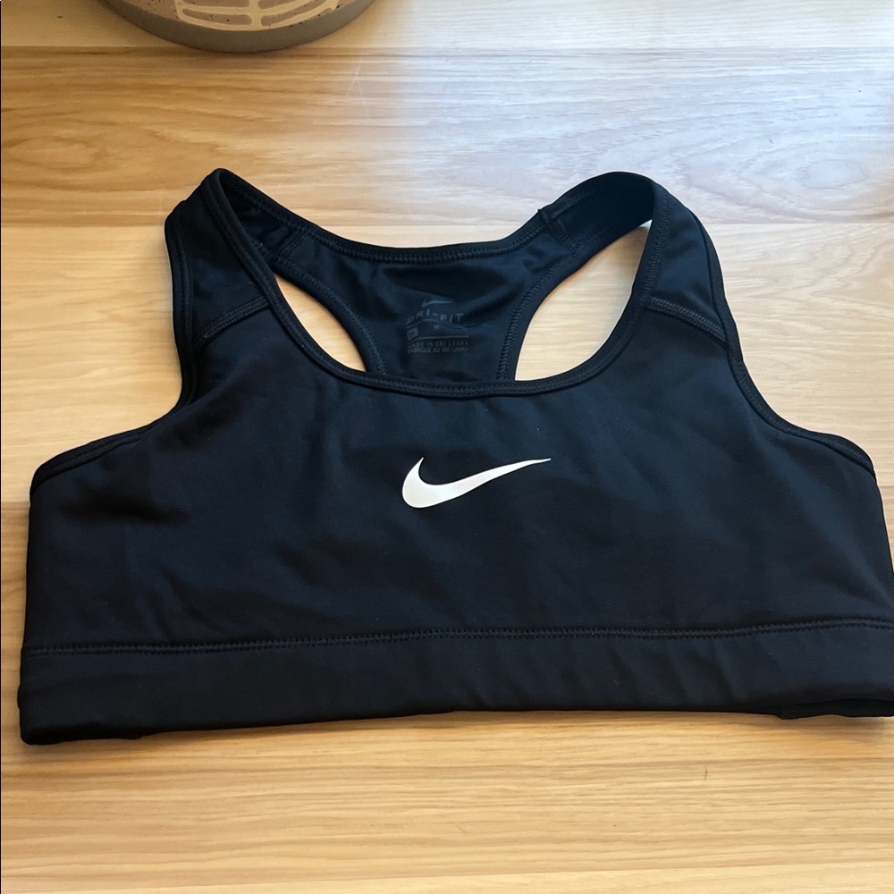 Nike Women's Black and White Sports Bra